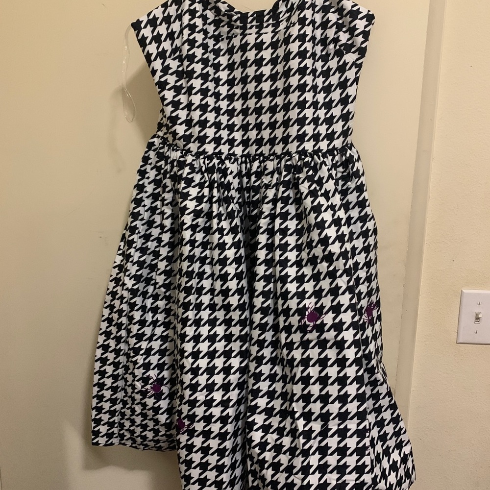 Houndstooth swing dress